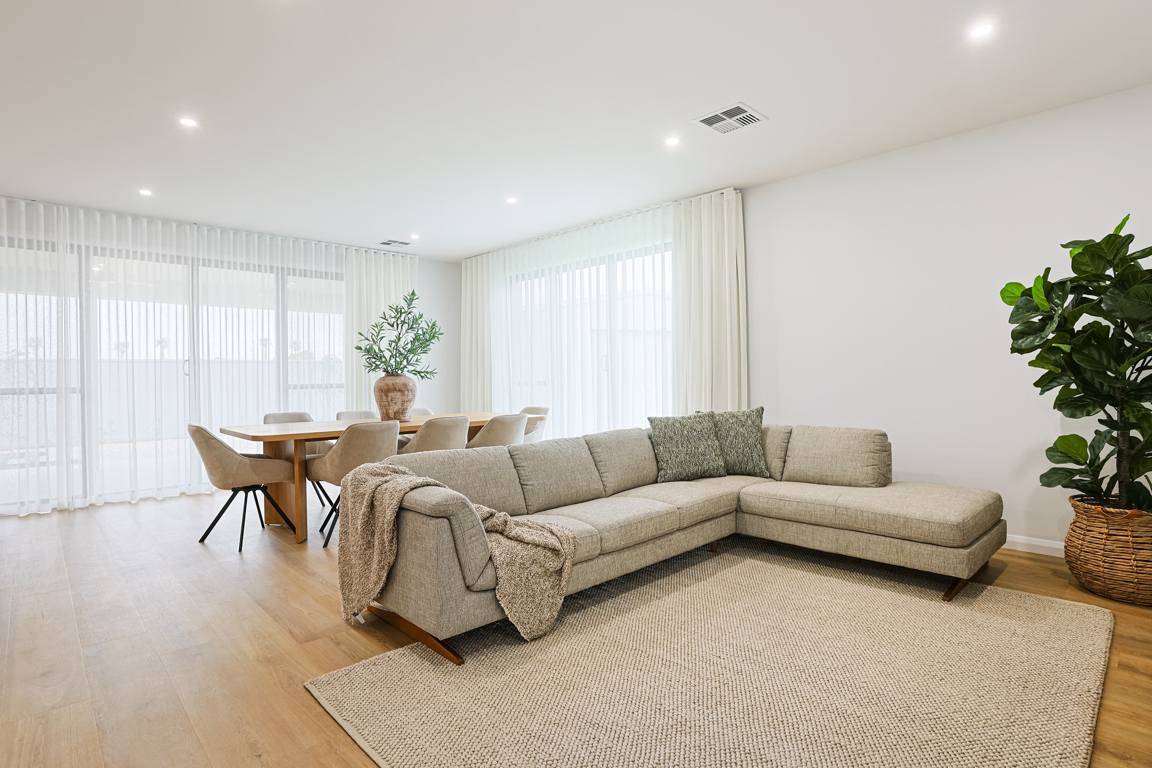 Open Plan Living and Dining